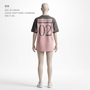 Camiseta de Fútbol Americano Color Rosa Polvoriento para Hombre, Número Personalizado, Ropa Deportiva, Uniforme de Equipo - Product Image 4