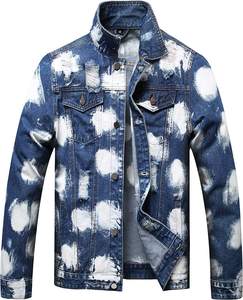 Oem Custom Design Casual Streetwear Wholesale Fashion <b>Denim</b> <b>Jacket</b> Riding Coats <b>Denim</b> Jeans Mens <b>Jackets</b> <b>Denim</b> <b>Jacket</b> - Product Image 1