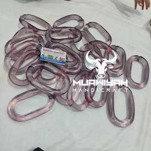 Chaîne décorative en résine écologique de qualité supérieure, idée de décoration murale de luxe pour la maison ou le bureau, taille et forme personnalisées - Product Image 4