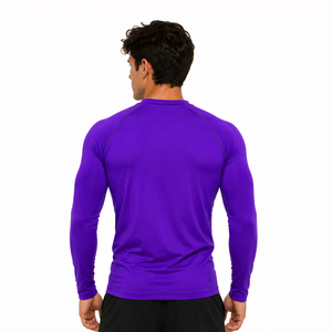 OEM Men's <b>Long</b> <b>Sleeve</b> Rash Guard Moisture Wicking Quick Dry Gym Fitness Sports Training Athletic Wear Custom <b>Compression</b> <b>Shirt</b> - Product Image 1