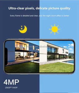 <span class=keywords><strong>Caméra</strong></span> de sécurité solaire PTZ <span class=keywords><strong>compatible</strong></span> <span class=keywords><strong>Alexa</strong></span>, <span class=keywords><strong>caméra</strong></span> WiFi extérieure alimentée par batterie 4MP - Product Image 4