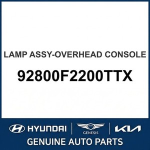 Éclairage intérieur neuf pour Elantra 92800F2200TTX - Product Image 1