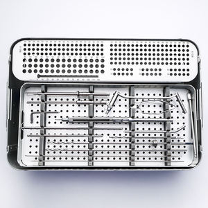 Kit d'instruments chirurgicaux orthopédiques manuels professionnels FIDA en acier certifié CE pour la fixation des membres supérieurs avec plaque de blocage - Product Image 4