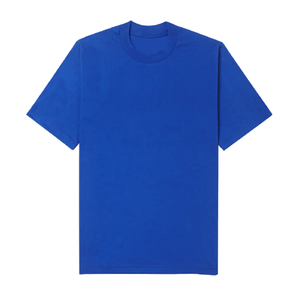 T-shirt formel ample pour homme 100 % coton avec logo frontal anti-boulochage manches courtes grandes tailles haute qualité petit prix - Product Image 3