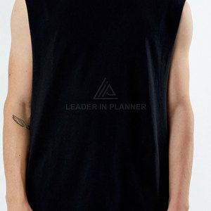 เสื้อยืดแขนกุดผู้ชายสั่งทำได้ตามขนาดและสี ผ้าฝ้าย 100% คุณภาพสูง แห้งเร็ว ระบายอากาศได้ดี - Product Image 6