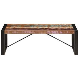 Solid Reclaimed Wood <b>Coffee</b> <b>Table</b> 47.2\"x23.6\"x15.7\" Size Elegant and Durable Furniture - Product Image 2