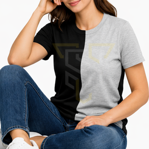 Camiseta de Verano Informal de Algodón de Corte Regular para Mujer, de Alta Calidad, Sólida, Suave, Transpirable, de Secado Rápido, de Manga Corta, para Uso Diario - Product Image 5