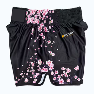 Shorts en satin tricoté bleu marine uni pour homme, taille mi-haute élastique, séchage rapide, décontracté, 100% polyester, HUSKY SPORTSWEAR HSW-20008 - Product Image 5