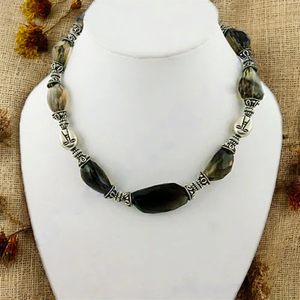 Collier Bohème Unique pour Femme avec Perles en Corne de Laiton, Chaînes Tendance, Bijoux Religieux Classiques en Perles, Bijoux Chrétiens - Product Image 3