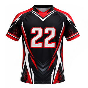 Camisetas de Lacrosse Personalizadas de Fábrica a Precio Económico, Diseño de Sublimación de Alta Calidad, Camisetas de Lacrosse Transpirables - Product Image 2