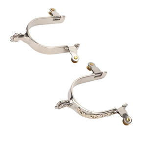 Espuelas Western 2026 de Acero Inoxidable para Montar a Caballo, Diseño Personalizado Profesional, Alta Calidad, Logotipo Personalizado - Product Image 3