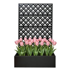 Grande Fioriera Rialzata in Metallo per Giardino 180cm H x 110cm L x 40cm P per Piante Rampicanti, Fiori e Ortaggi Modello INS - Product Image 6