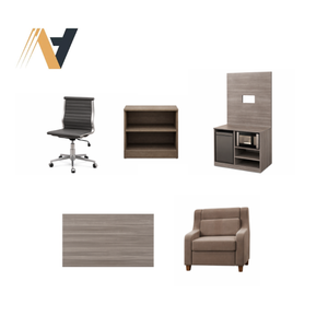 Juego de Dormitorio Moderno con Techo Rojo - Colección de Muebles de Hotel en MDF+HPL para Hoteles Económicos - Directo de Fábrica en Vietnam - Product Image 2