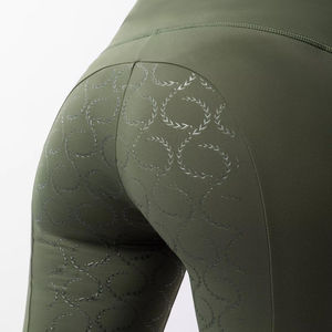 Pantalones de equitación para mujer, de asiento completo, con silicona antideslizante, duraderos, de secado rápido, para deportes. - Product Image 2