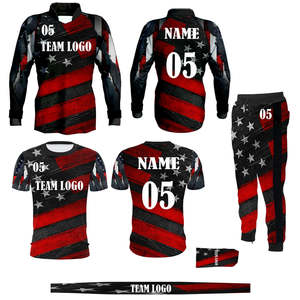 Uniforme de paintball personnalisé imprimé, respirant, grande taille, maillot et pantalon légers, protection UV, polyester anti-humidité - Product Image 1