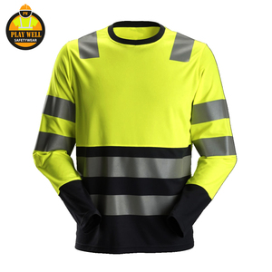 Sweat-shirt de travail haute visibilité personnalisé avec logo, fluorescent et réfléchissant - Product Image 1