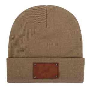 Wholesale Custom Logo Embroidery Streetwear Winter Warmth Solid Color Soft <b>Knitted</b> Beanie <b>Hats</b> <b>for</b> <b>Men</b> in Stock - Product Image 1