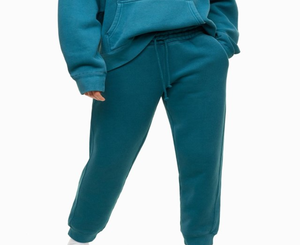 Sweat à capuche polaire uni pour femme, chaud et doux, à manches longues, décontracté, avec poche, confortable pour le quotidien, logo frontal - Product Image 2