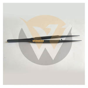 <b>Micro</b> Tissue Forceps 18 cm Black Finish Surgical Tweezer High Quality Wenquar Manual Instruments - Product Image 5
