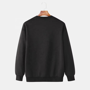 Sudadera Unisex Negra con Cuello Redondo, Estampado Espacial de Astronauta, Corte Regular, Informal, para Otoño, Impresión Digital, Tejido de Punto - Product Image 2
