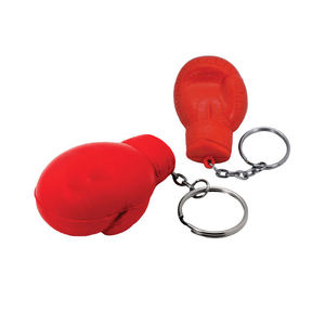 Porte-clés personnalisé en forme de mini-gant de boxe en cuir, porte-clés drapeau en PU/PVC - Product Image 4