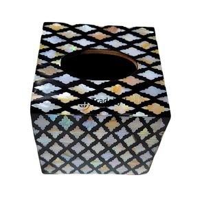 กล่องใส่กระดาษทิชชูและที่วางของตกแต่งทำมือสุดหรู  ลายฝังกระดูก  เป็นมิตรกับสิ่งแวดล้อม  ของตกแต่งโต๊ะสวยงาม  Tradebyd - Product Image 2