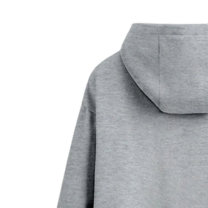 Sweat-shirt à capuche unisexe ample pour l'hiver, manches longues, cordon de serrage, poche kangourou, poignets côtelés, polaire écologique - Product Image 4