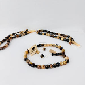 Árabe Tasbih 33 cuentas cuerno Color blanco oración Rosario musulmán contador cuenta Tasbih islámico Tasbih Rosario religioso Misbah - Product Image 2