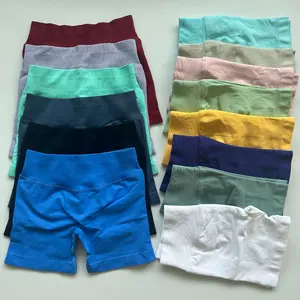 Pantalones cortos de compresión modernos para mujer – Pantalones cortos deportivos de cintura alta para entrenamiento deportivo, ejercicios de fitness y actividades de gimnasio - Product Image 2