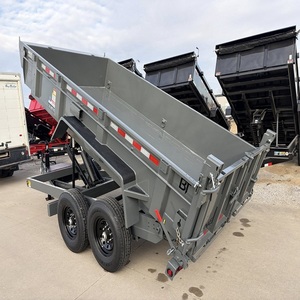 Wholesale Farm Hydraulic Dump <b>Trailer</b> Motor Gear Agricultural Transport High Safety Heavy Duty Construction 1 Year - Product Image 3