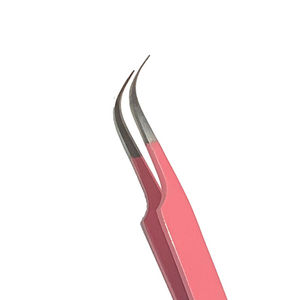 Professional Eyelash Tweezers for Extensions Stainless Steel Slanted Tip <b>Precision</b> <b>Tool</b> for Eyebrow Ingrown Hair Removal Durable - Product Image 6