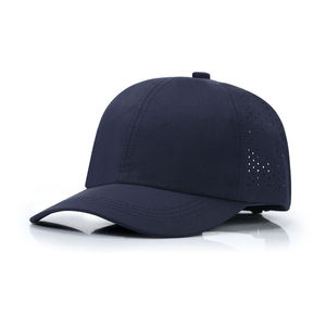 Gorra de Béisbol Unisex Negra de 6 Paneles con Malla Transpirable, Ajustable con Cierre a Presión, Casual para Adultos, Primavera/Verano - Product Image 3