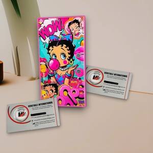 Palette magnétique en acrylique Betty Boop de haute qualité, motif cœur et fleur, pour extensions de cils, durable, étanche et mignonne - Product Image 4