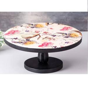 Base para Pastel de Madera Ecológica de Calidad Superior con Acabado Esmaltado para Exhibición de Frutas y Celebraciones - Product Image 3