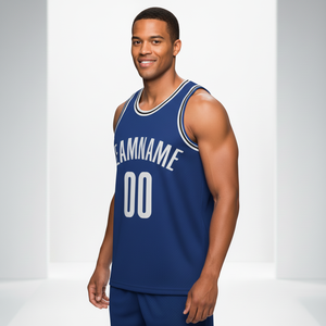 Maillot de basket léger et personnalisable 100 % polyester, séchage rapide, respirant, antibactérien, confortable et tendance - Product Image 3