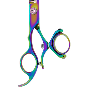 Ciseaux de coiffure professionnels en plasma cobalt, 30 dents, double articulation, en acier inoxydable, pour effilage des cheveux, usage manuel en salon ou à domicile - Product Image 5