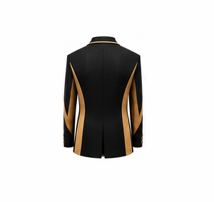 Blazer para hombre de talla grande, transpirable y ligero, en colores sólidos, para otoño e invierno, venta al por mayor a precio económico. - Product Image 5