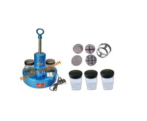 Machine de nettoyage de bijoux en plastique JANTA avec 3 bocaux et filtres pour le polissage du verre de montre - Product Image 2