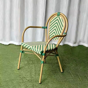 Durable léger empilable écologique fait main de meubles de salon moderne de chaise de rotin du Vietnam - Product Image 3