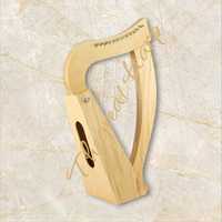 Machine Made Irish Music Instruments 12 Strings Celtic Baby Harp With Tuning Wrench Good Quality Top Sale Harps In Low MOQ