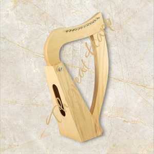 Machine Made Irish <b>Music</b> Instruments 12 Strings Celtic Baby Harp With Tuning Wrench Good Quality Top Sale Harps In Low MOQ - Product Image 6