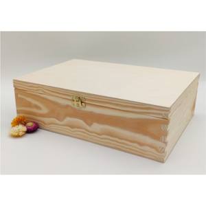 กล่องไม้ขายส่งพร้อมตัวแบ่งช่อง กล่องเก็บของไม้สน 16 ช่อง สำหรับชา/ของใช้จำเป็น กล่องเก็บของไม้พิมพ์โลโก้ตามสั่ง - Product Image 3