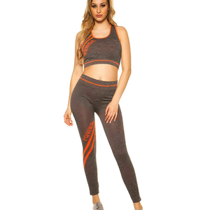 Ensemble de yoga taille haute classique haute performance, soutien-gorge de sport à col rond et leggings de qualité supérieure, le plus vendu - Product Image 3