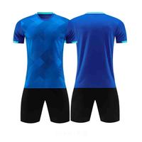Ensemble maillot et short de football personnalisés par sublimation, 100 % polyester, séchage rapide, respirant et anti-humidité, tenue de sport