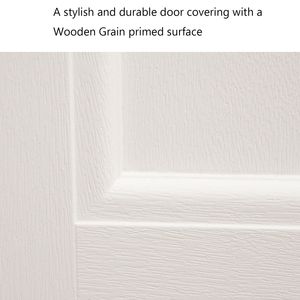 36 In. X 80 In. Porta d'ingresso in fibra di vetro con inserti bianchi da 8 Lite a destra con ingresso in vetro frontale trasparente in vetro trasparente - Product Image 5