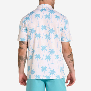 เสื้อเชิ้ตแขนสั้นผู้ชาย สีพื้น ผ้าโพลีเอสเตอร์ป๊อปลิน สวมใส่สบาย ระบายอากาศได้ดี พิมพ์ลายดิจิตอลด้านหน้า ผ้าถักน้ำหนัก 220 กรัม - Product Image 5