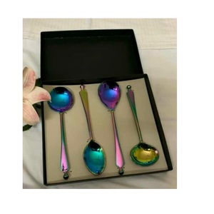 High Class Quality Table Top Decorative <b>Flatware</b> <b>Set</b> Shiny Finished Metal New Design Tableware Metal Cutlery <b>Set</b> - Product Image 1