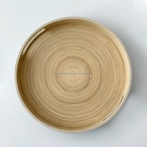 Plateau en bambou tissé durable, prêt à offrir, artisanal, naturel, durable, léger, prix d'usine, exportateur du Vietnam - Product Image 2