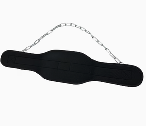 PROFIT SPORTS Adjustable Non-Slip Neoprene Dip <b>Belt</b> with Steel Chain for Unisex <b>Weight</b> Lifting Training - Product Image 4