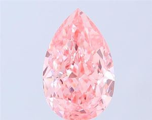 Magnifique diamant rose de 5 carats, taille poire, rare, de couleur fantaisie, brillant, diamant non monté pour un chef-d'œuvre de joaillerie de luxe sur mesure - Product Image 1